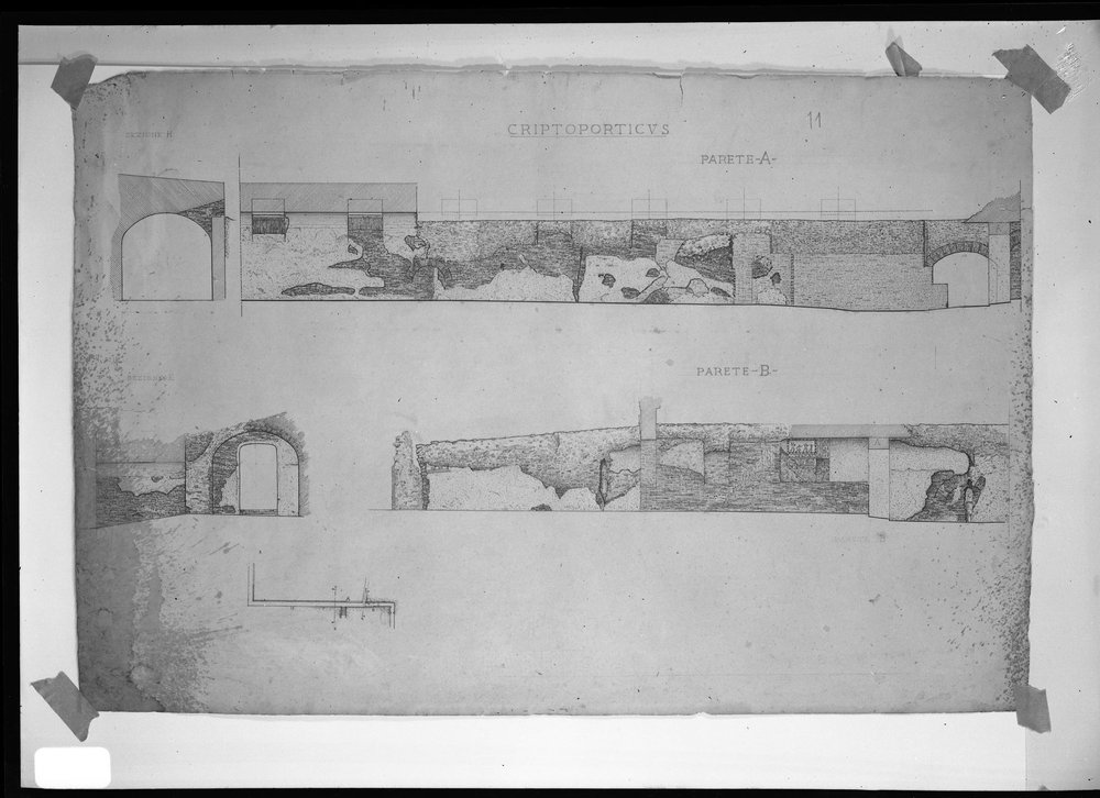 Pellicola 2893, Criptoportico - sezione.tif