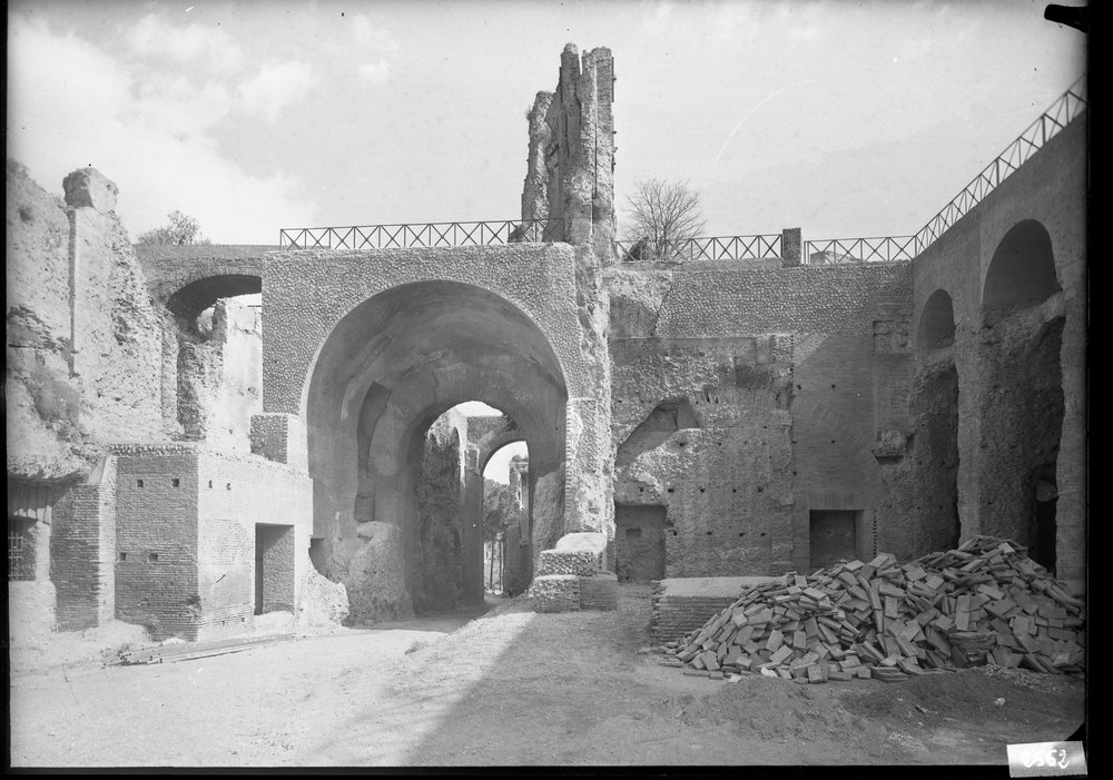 Lastra 2562, Terme Severiane - zona del ponte dopo il restauro.tif