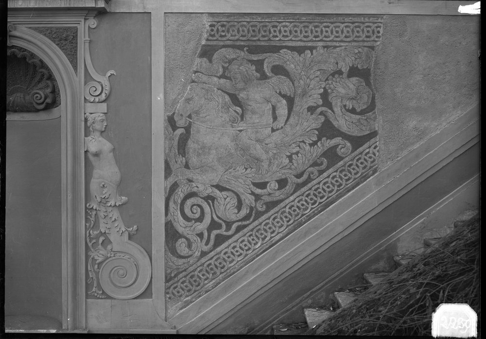 Lastra 2230, Palatino, graffito dell'uccelleria farnese dopo il restauro.tif
