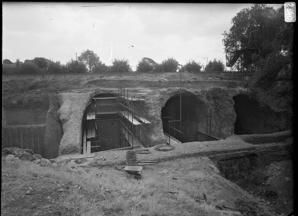 Lastra 2840,  Domus Aurea zona nord ovest consolidamento e protezione dei muri.jpg