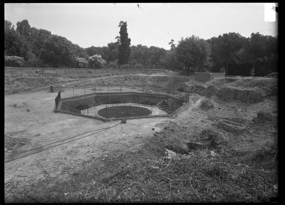 Lastra 2846, Domus Aurea, volta ottagona, lavori preliminari.jpg
