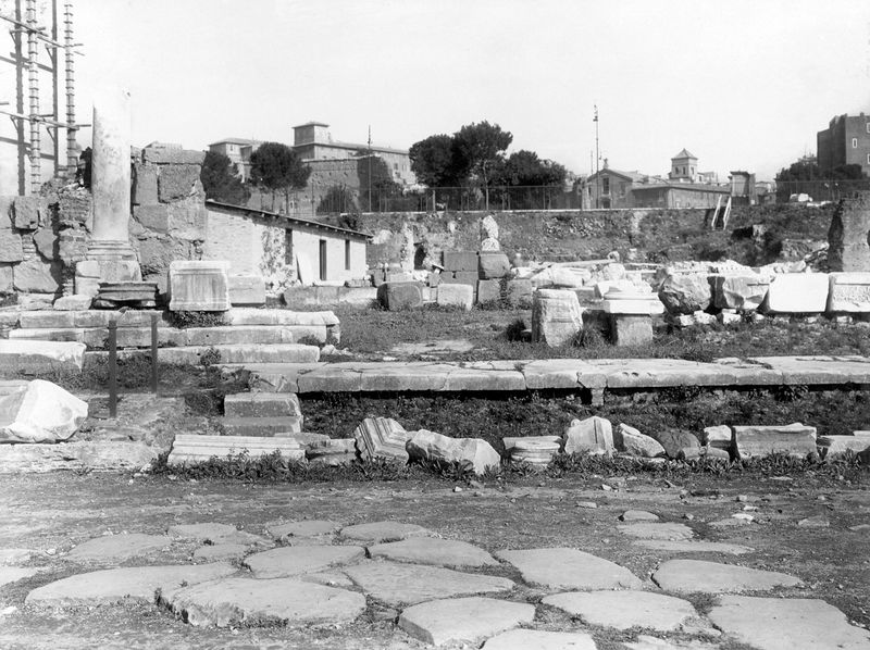 012259 - monumento - Basilica Emilia, veduta generale da sud-ovest. Neg. serie E nÂ° 1208