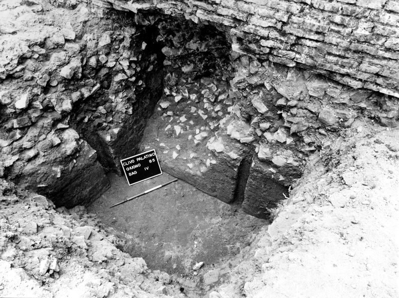 000227 - scavo archeologico - Clivio Palatino, ambiente A1: lavori, saggio 1985
