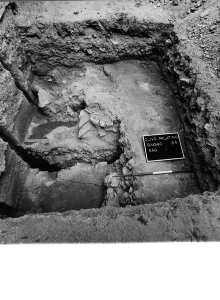 005553 - scavo archeologico - Clivio Palatino, ambiente C: lavori, saggio 1985