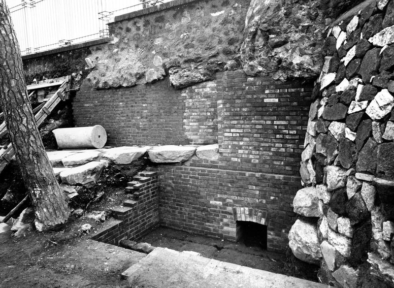 005727 - scavo archeologico - Clivio Palatino, lato sinistro: scavo, livello augusteo gennaio 1987
