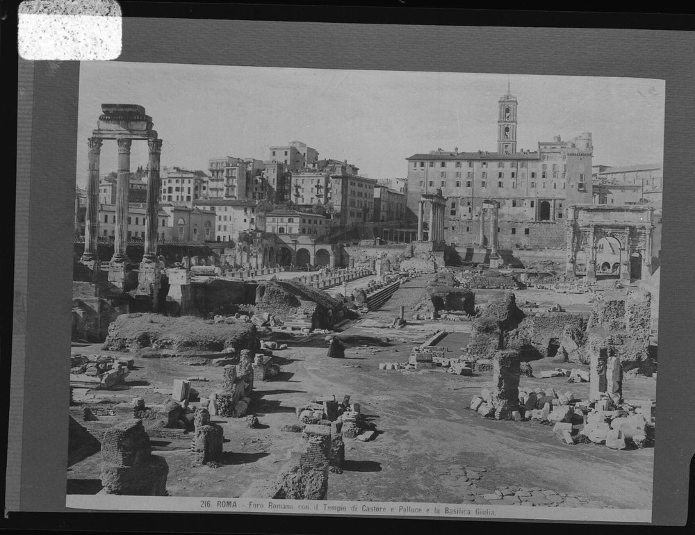 A 657 foro romano- veduta fine 800.jpg