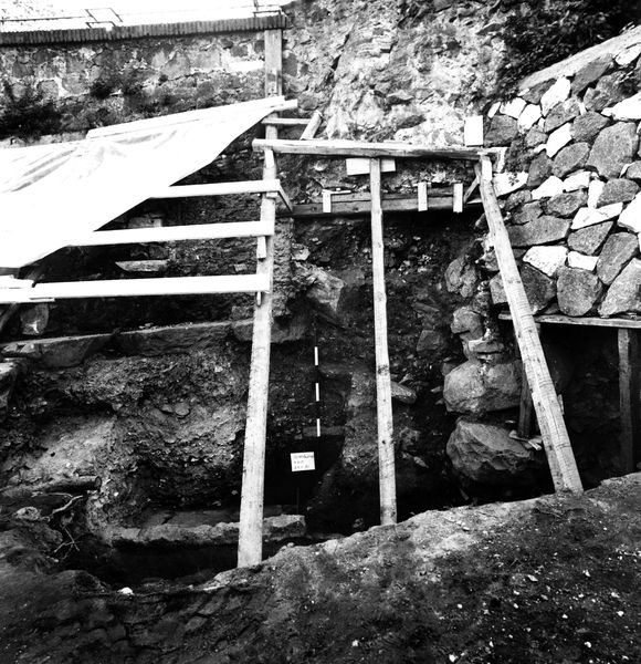 005736 - scavo archeologico - Clivio Palatino, lato sinistro: scavo, livello augusteo gennaio 1987