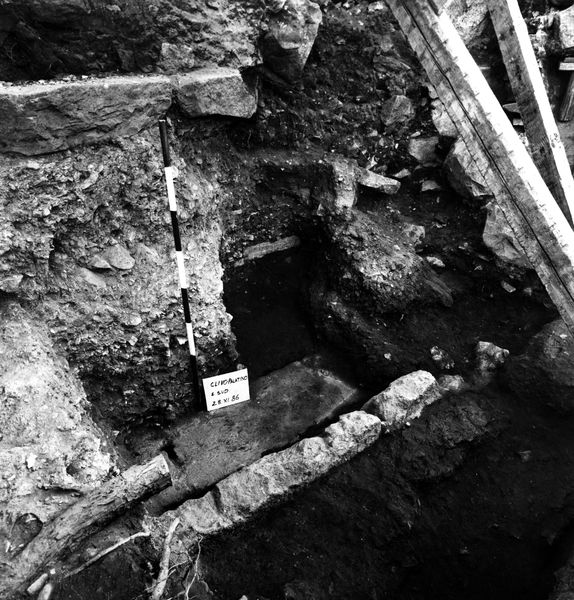 005739 - scavo archeologico - Clivio Palatino, lato sinistro: scavo, livello augusteo gennaio 1987