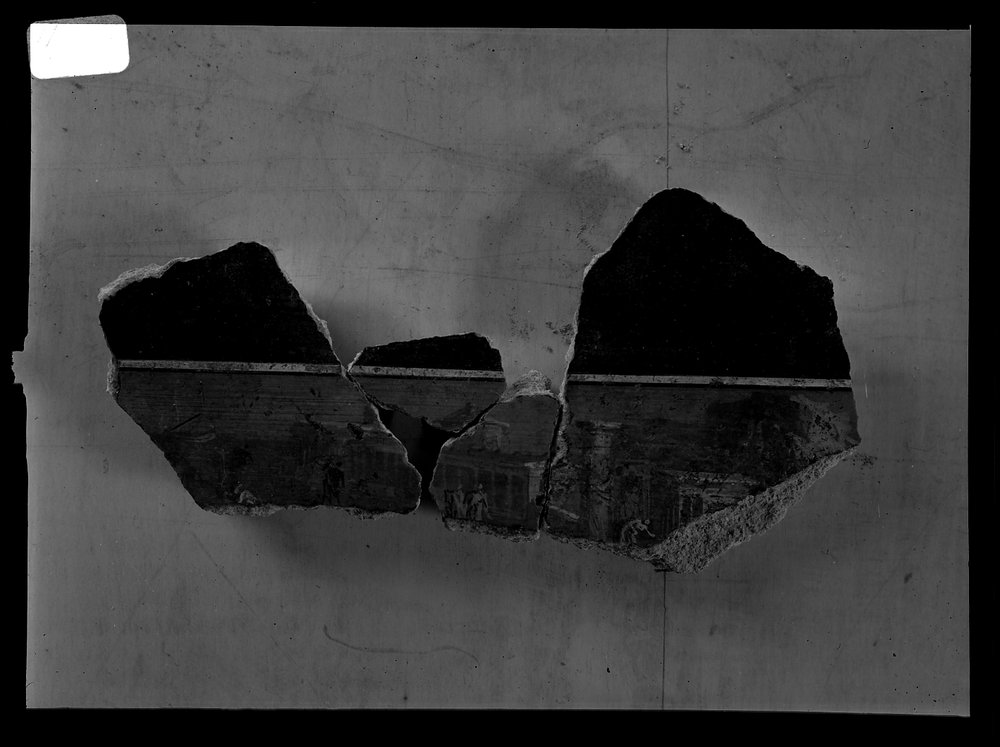 A 834 Tempio di Apollo- galleria frontale - frammento di pittura con paesaggio.tif