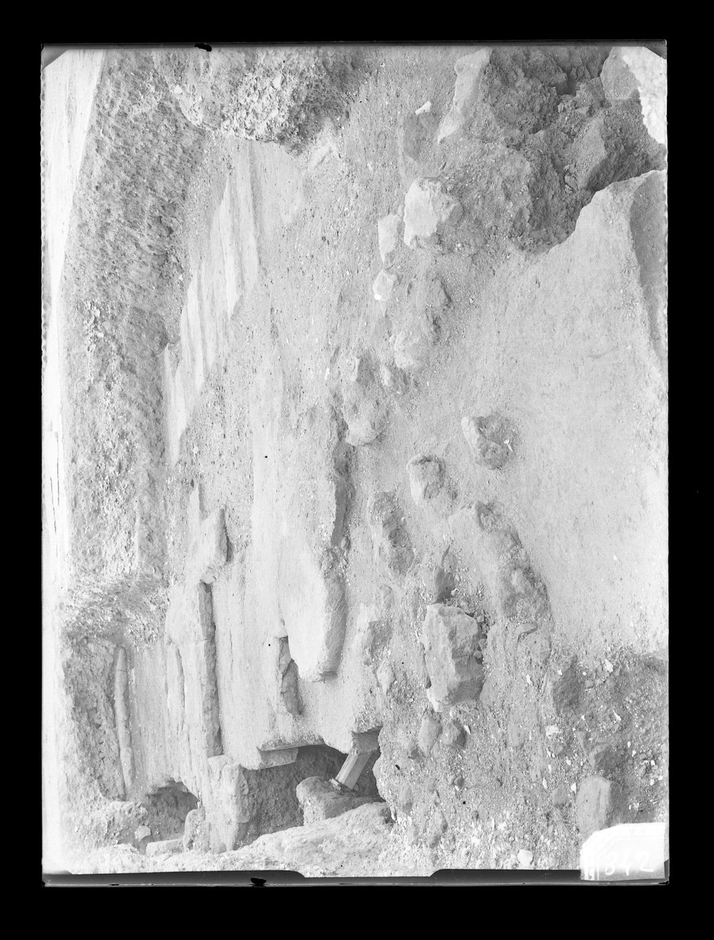 Lastra fotografica A 342 - 9 X 12 saggi 1946 resti I fase rep..jpg