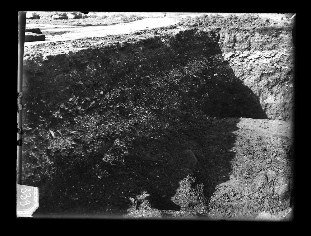 Lastra fotografica A 339 - 9 X 12 saggi 1946 sezione sterro.jpg