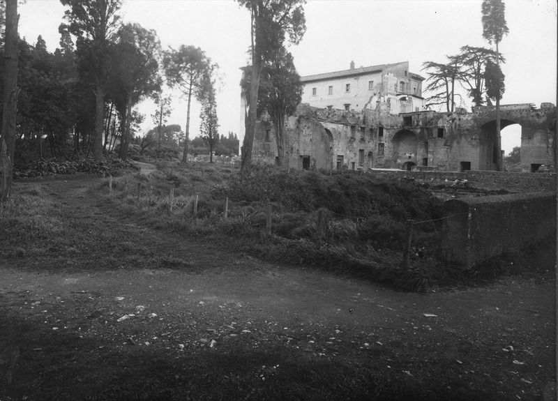 003302 - scavo archeologico - Domus Augustana, peristilio inferiore: prima dello scavo
