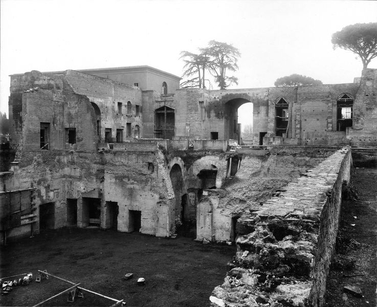 003320 - scavo archeologico - Domus Augustana, peristilio inferiore: dopo lo scavo