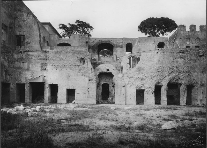 003345 - scavo archeologico - Domus Augustana, peristilio inferiore: dopo lo scavo