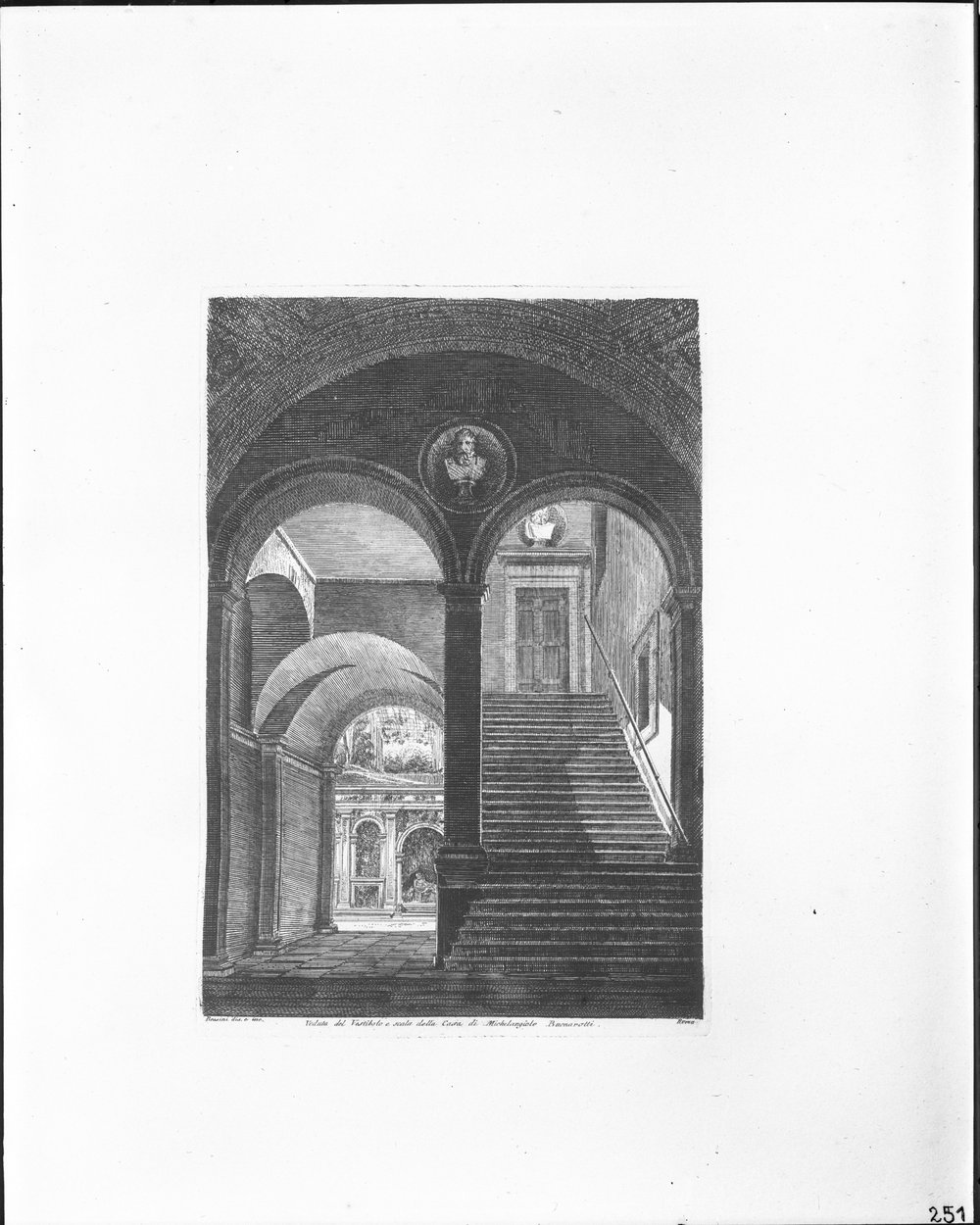 Stampe (vestibolo e casa di Michelangelo Buonarroti) - 251-asf015776.jpg