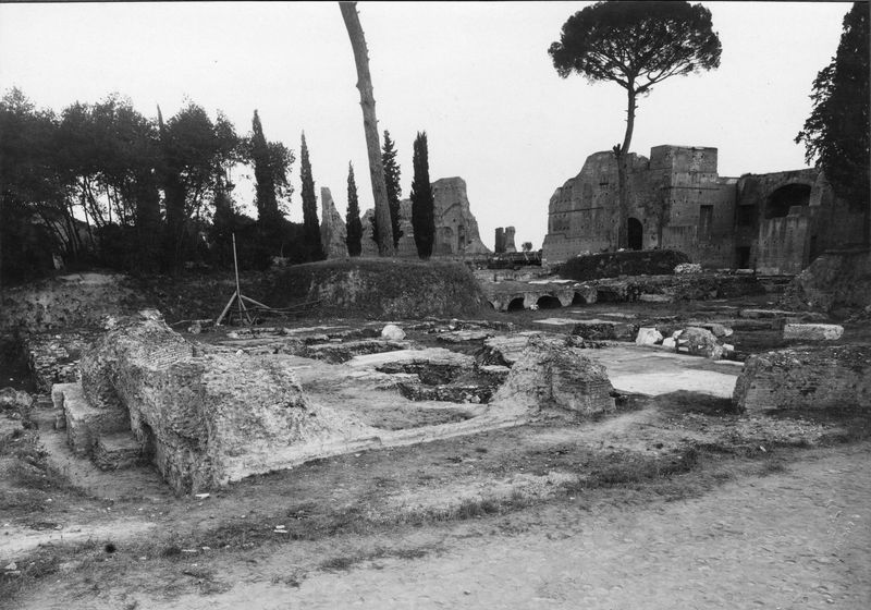 003423 - scavo archeologico - Domus Augustana, peristilio superiore: durante lo scavo