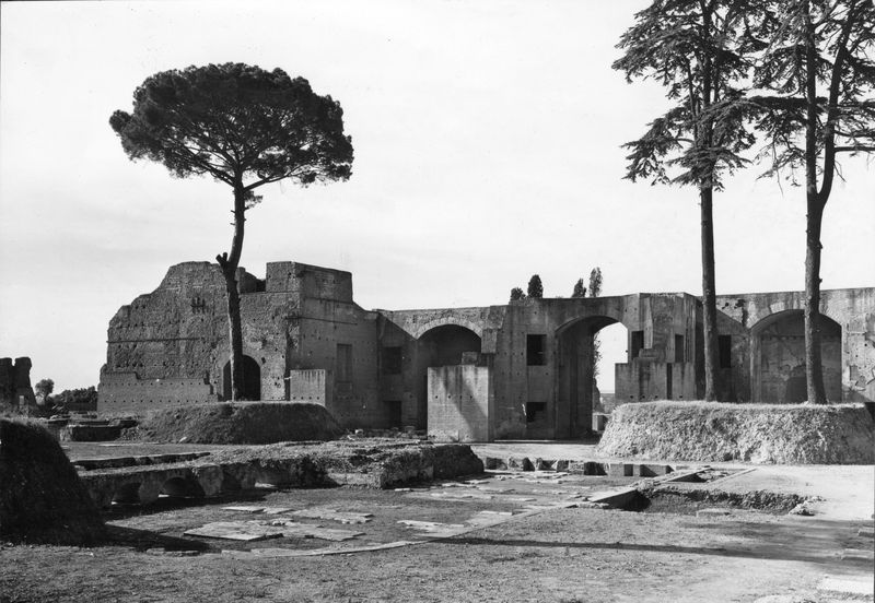 003428 - scavo archeologico - Domus Augustana, peristilio superiore: dopo lo scavo