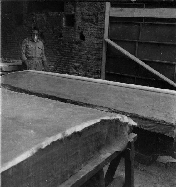 001670 - restauro - Lavori di restauro della volta. Neg. serie 6x6 nÂ° 1223