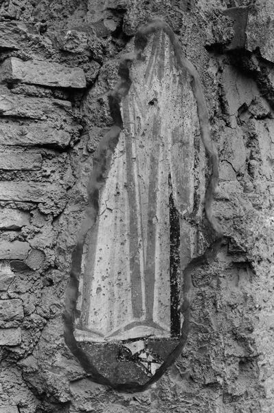 019702 - monumento - S. Maria Antiqua, pitture nell'Atrio, parete sinistra, particolare di pitture; neg. serie E, n. 51691