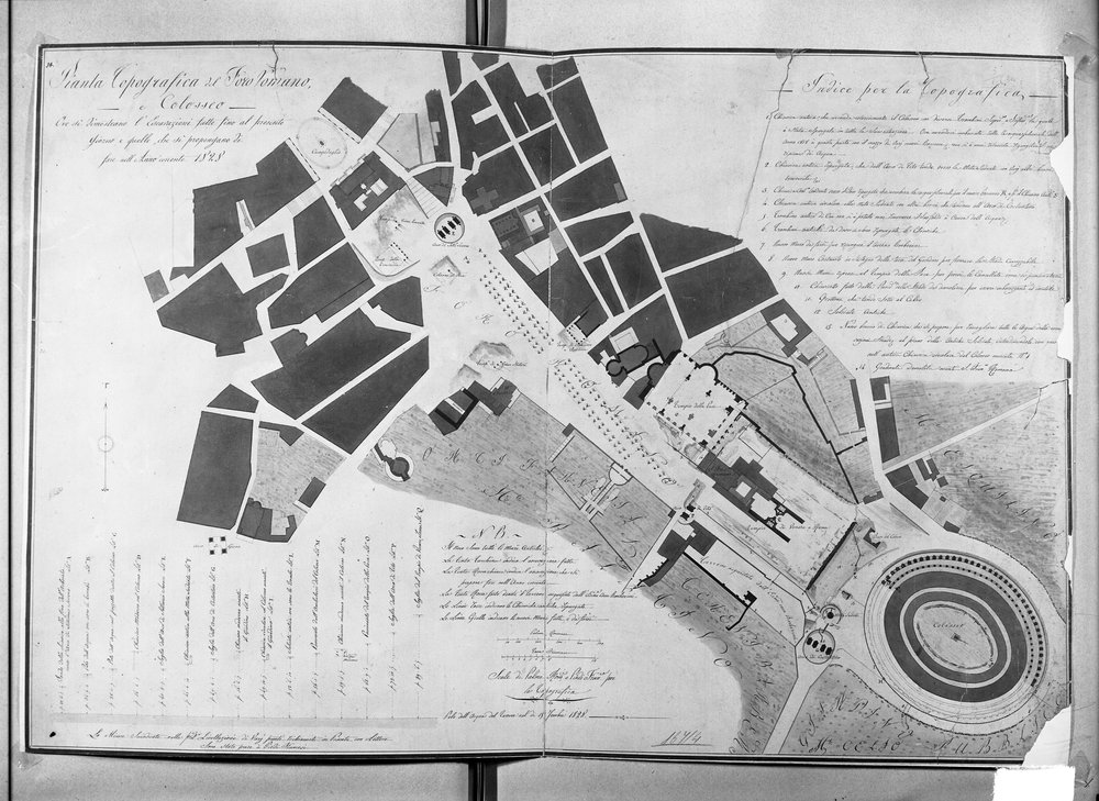 Lastra E 2473 - pianta del foro romano eseguita nel 1828.tif