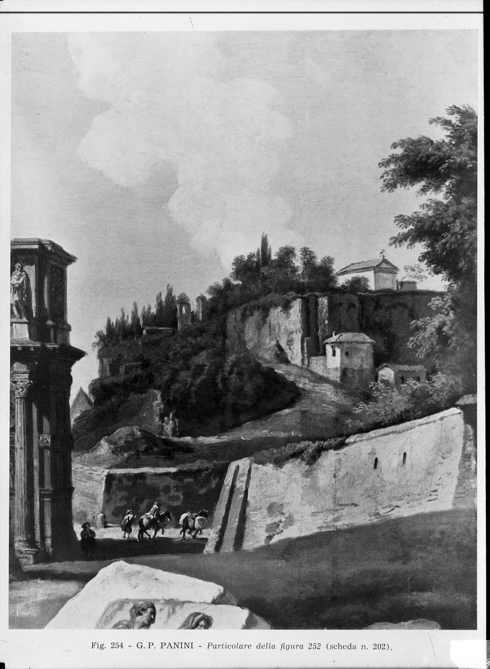 Lastra E 2475 - Palatino, veduta verso l'arco di Costantino (Quadro del Pennini).tif