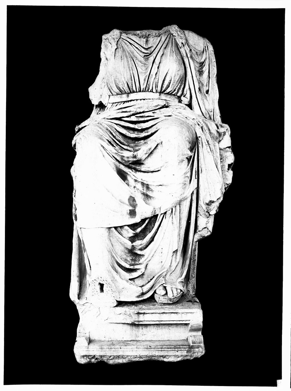 Lastra E-1047 Palatino- Statua Cibele.JPG