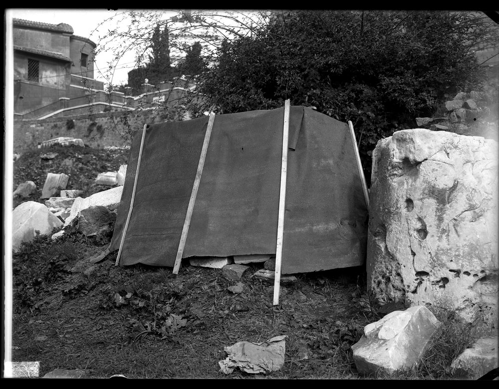Lastra E 2409 Protezione antiaerea monumenti del foro romano.tif