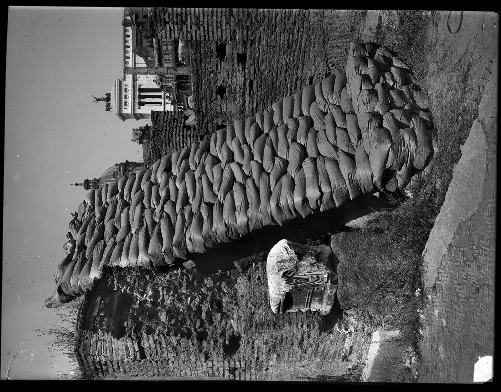 Lastra E 2419 Protezione antiaerea monumenti del foro romano.tif