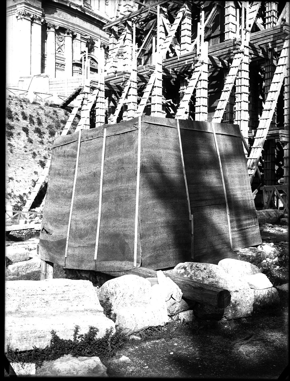Lastra E 2414 Protezione antiaerea monumenti del foro romano.tif