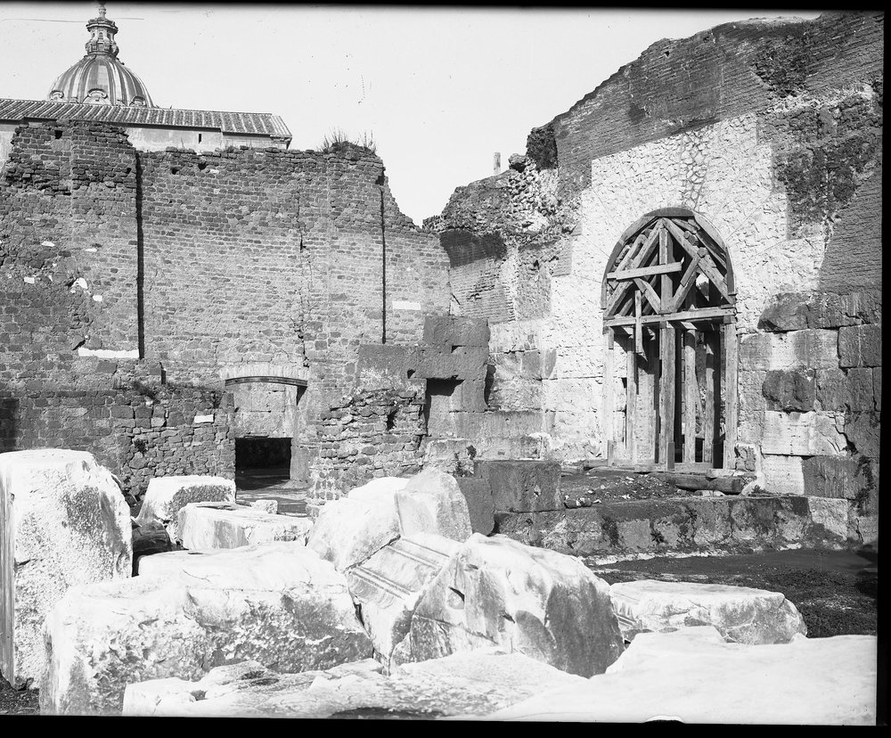 lastra E 1225 - Basilica Emilia ricostruzione.JPG