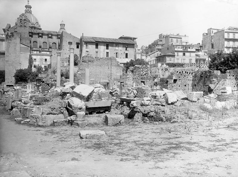 012248 - monumento - Basilica Emilia, veduta da sud-est. Neg. serie E nÂ° 1196