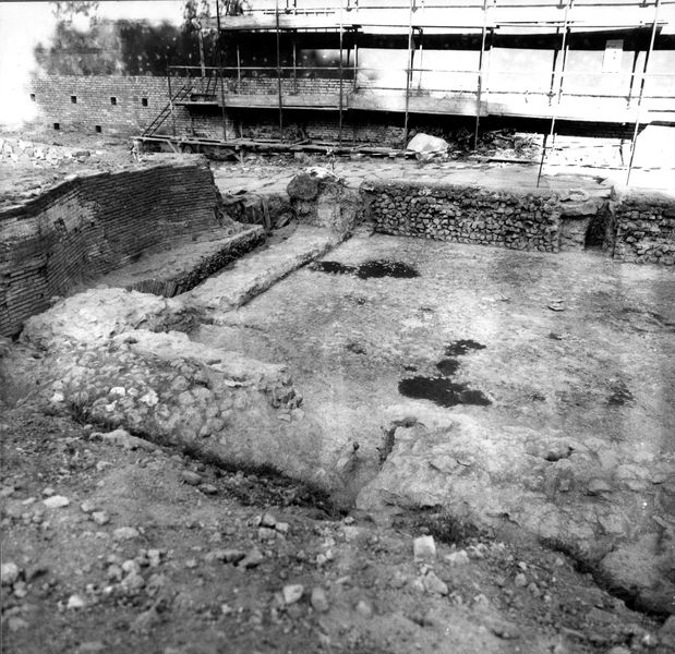 005587 - restauro - Clivio Palatino, Arco di Domiziano: lavori del 1984