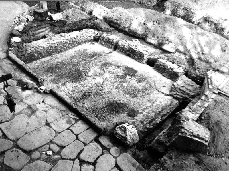 005589 - restauro - Clivio Palatino, Arco di Domiziano: lavori del 1984