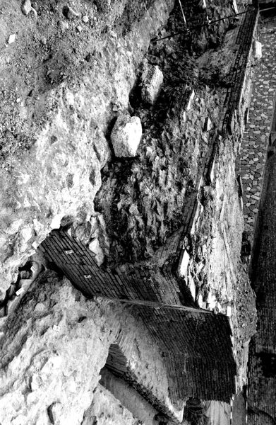 005593 - restauro - Clivio Palatino, Arco di Domiziano: lavori del 1984