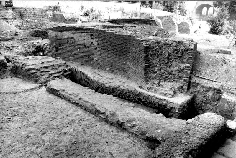 005595 - restauro - Clivio Palatino, Arco di Domiziano: lavori del 1984