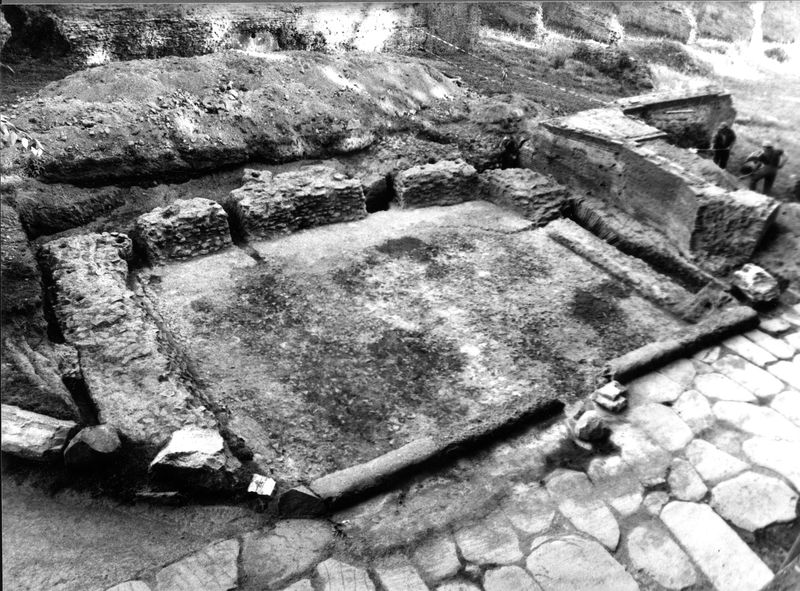 005597 - restauro - Clivio Palatino, Arco di Domiziano: lavori del 1984