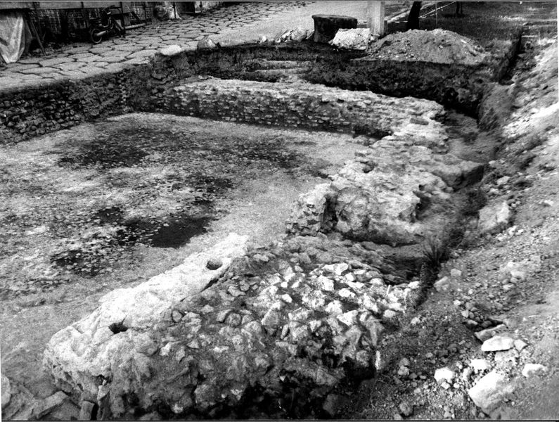 005598 - restauro - Clivio Palatino, Arco di Domiziano: lavori del 1984
