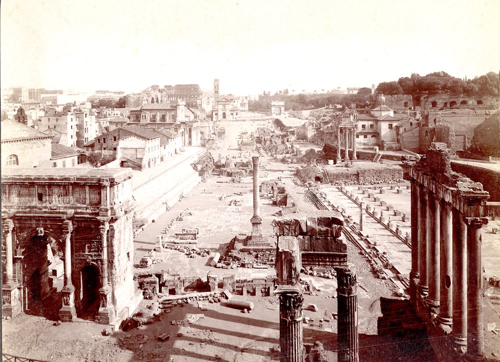Foro Romano panorama dal Campidoglio fine del XIX sec.tif