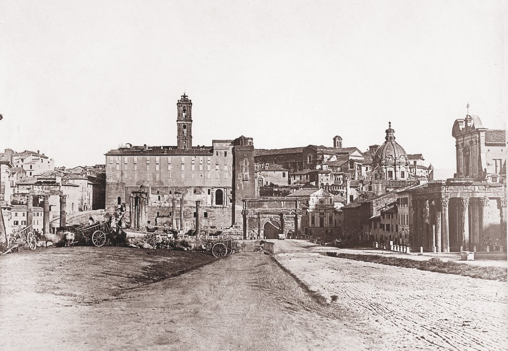 Foro Romano veduta nell'anno 1858 - foto Anderson.tif