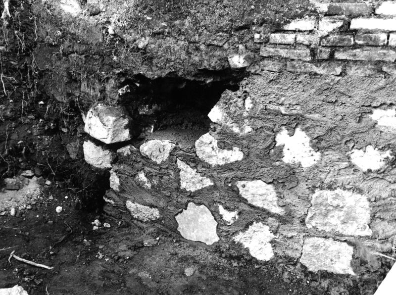 005678 - restauro - Clivio Palatino, lato sinistro: lavori per la nuova recinzione farnesiana 