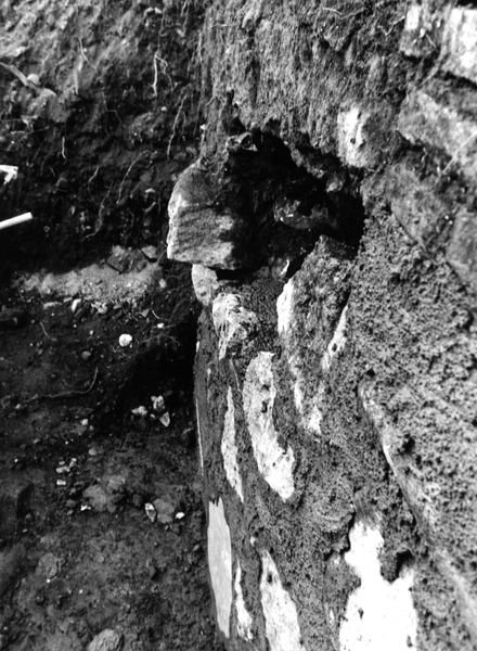 005677 - restauro - Clivio Palatino, lato sinistro: lavori per la nuova recinzione farnesiana 