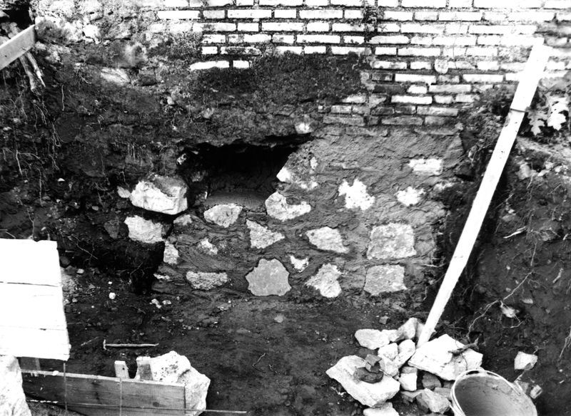 005679 - restauro - Clivio Palatino, lato sinistro: lavori per la nuova recinzione farnesiana 