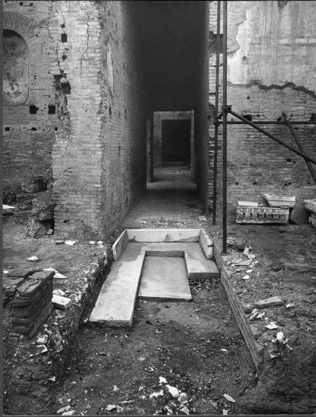 003389 - restauro - Domus Augustana, peristilio inferiore: dopo i lavori di pulitura, autunno 1970