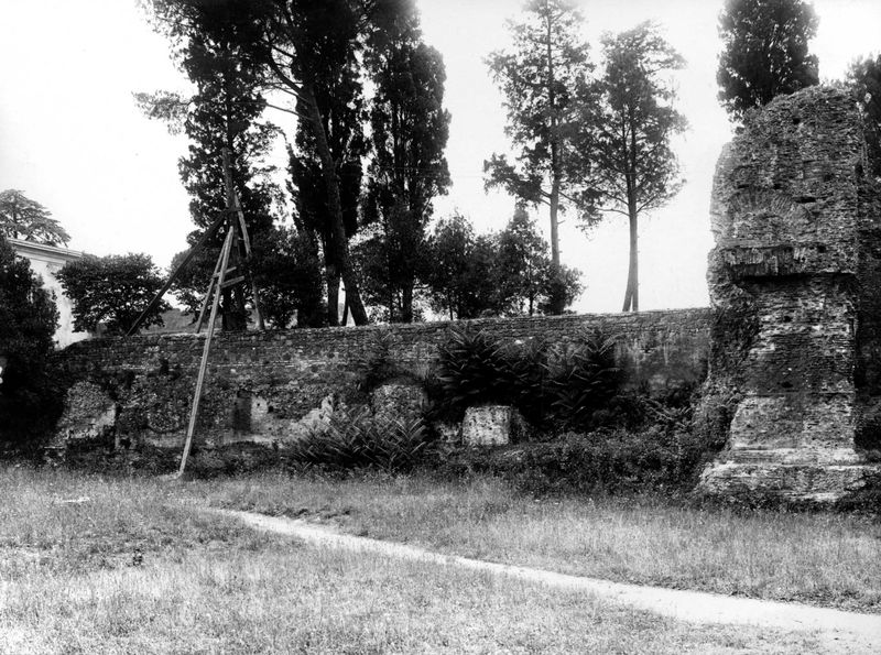 003609 - restauro - Domus Flavia, biblioteche: strutture prima del restauro