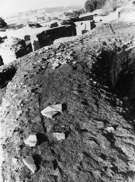 003695 - restauro - Domus Flavia, Basilica: scale, lavori di restauro, 1981