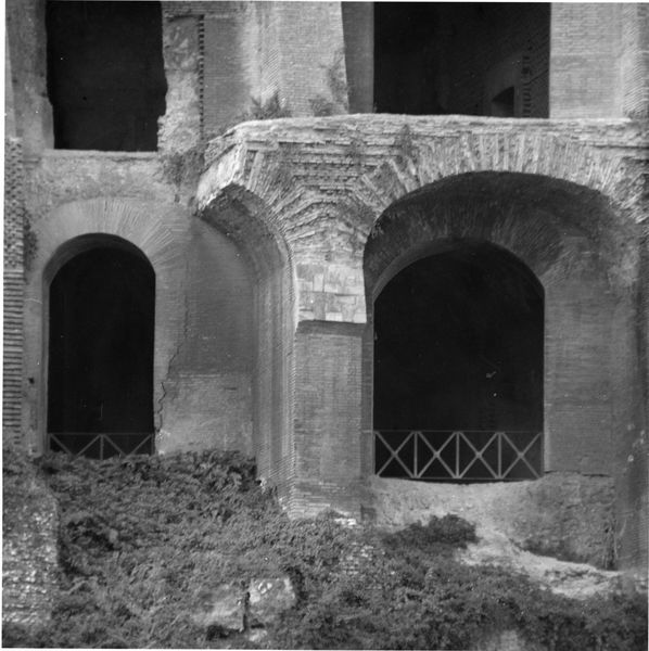 004975 - restauro - Domus Tiberiana, fronte Nord-Est settore 13-Livello IV-V: ambiente 11-12 lavori di consolidamento, novembre 1970