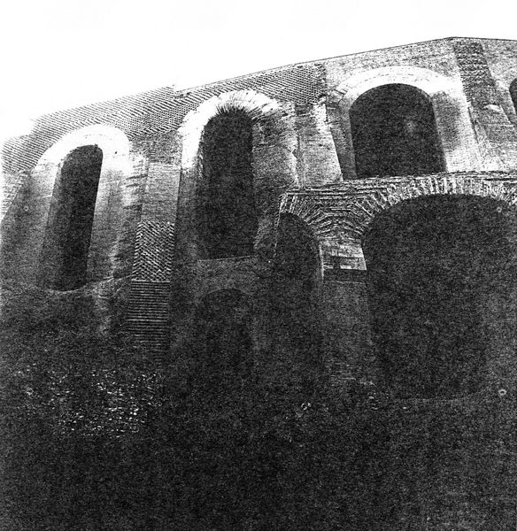 004977 - restauro - Domus Tiberiana, fronte Nord-Est settore 13-Livello IV: ambiente 11-13 lavori di consolidamento, 1970