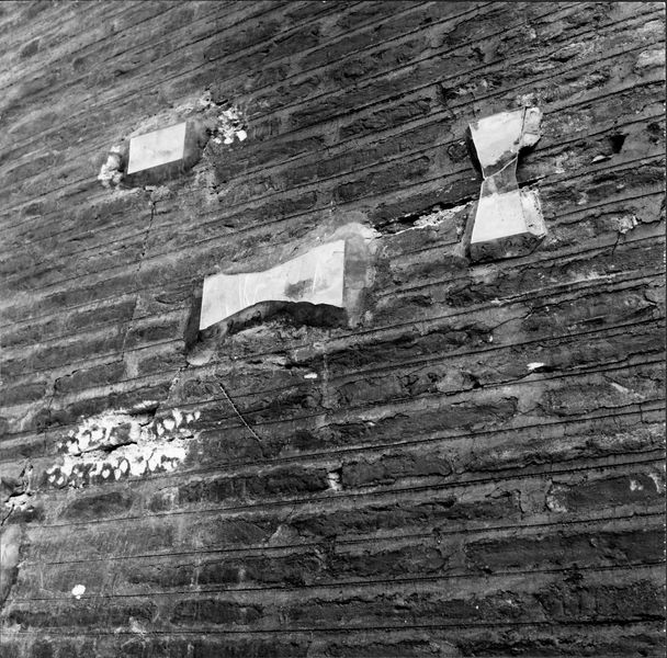 004989 - restauro - Domus Tiberiana, fronte Nord-Est settore 13-Livello IV: 12 lesioni alle strutture, 1970