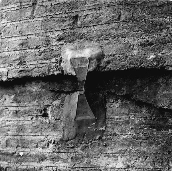 005019 - restauro - Domus Tiberiana, fronte Nord-Est settore 13-Livello IV: ambiente 13 lesioni delle strutture, 1970