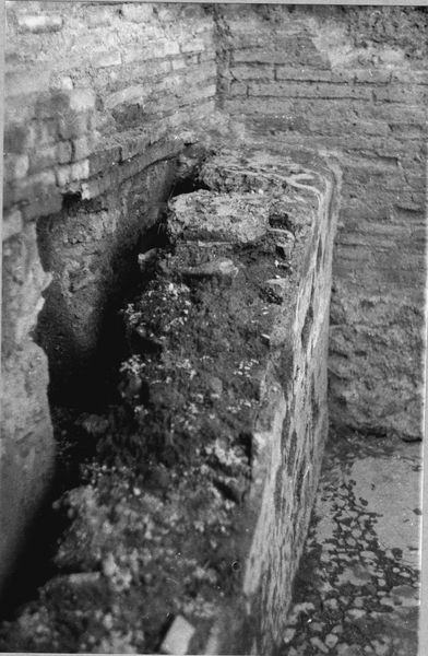 005025 - restauro - Domus Tiberiana, fronte Nord-Est settore 13-Livello IV: ambiente 13 lavori di consolidamento,1971